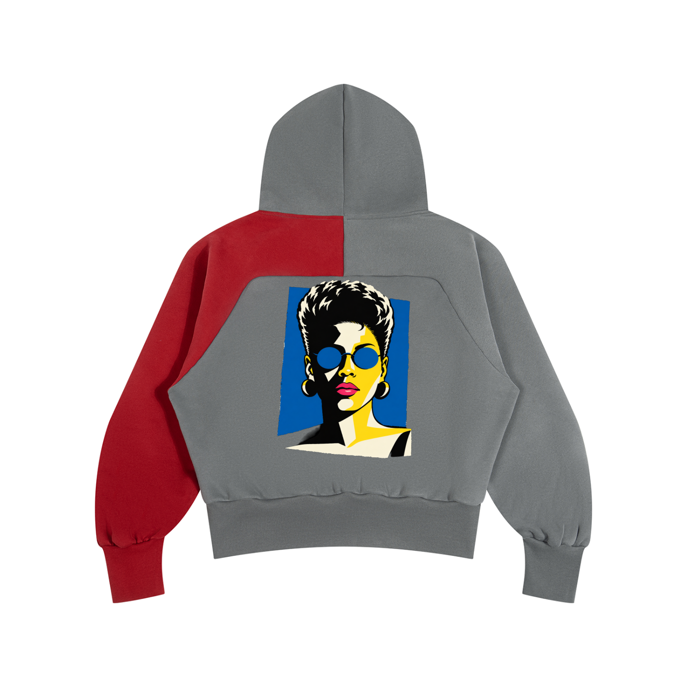 hoodie,unisex,streetstyle,streetfashion,popart,quarterziphoodie,oversized,80s