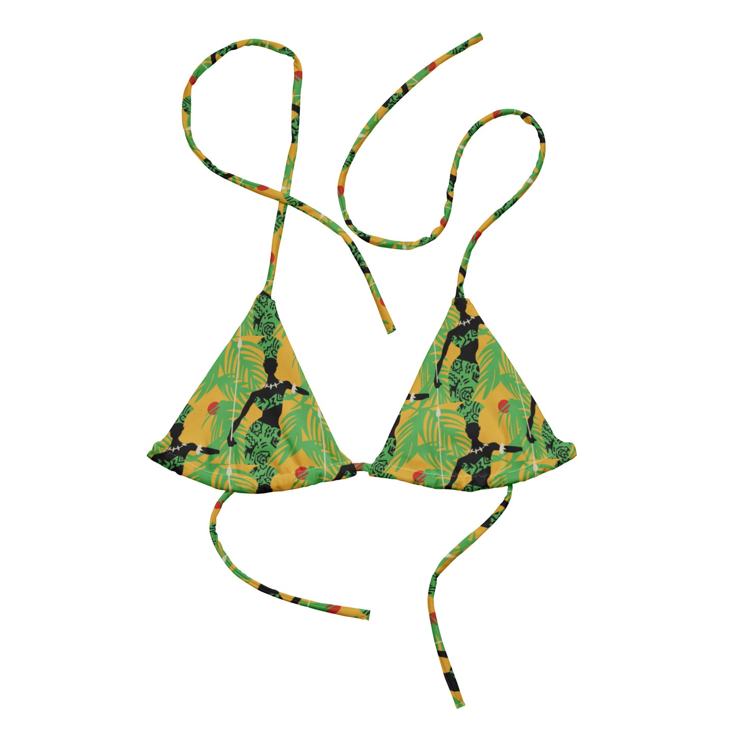 Zulu Woman String Bikini Top