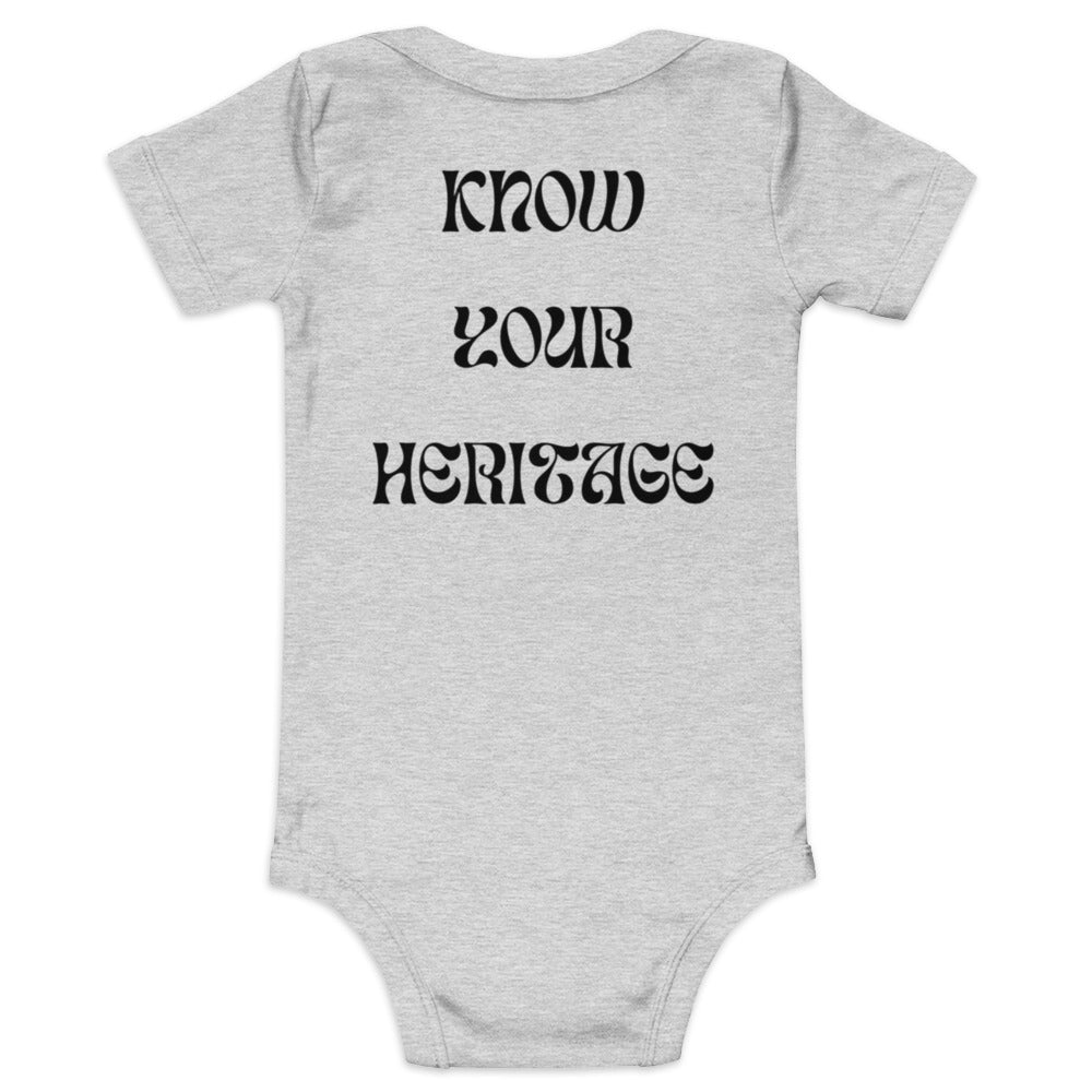 Know Your Heritage Onesie