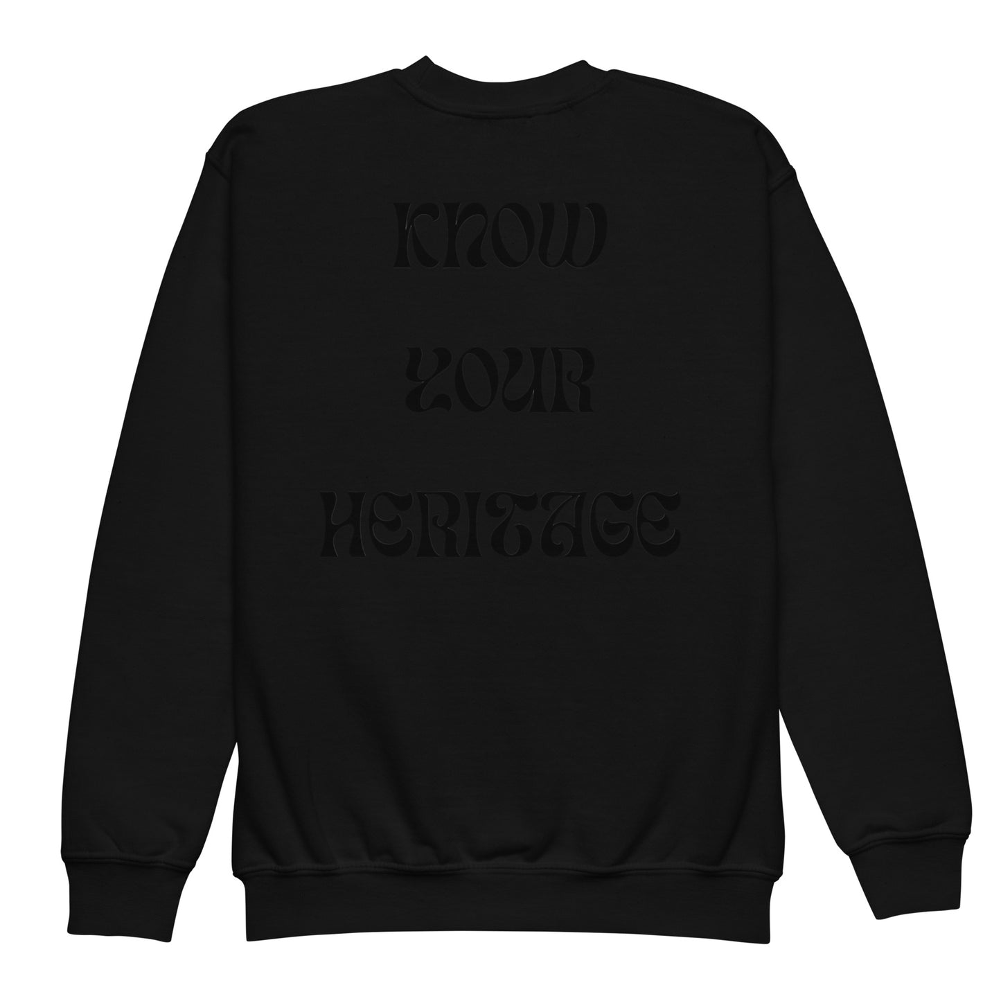 Know Your Heritage Youth crewneck sweatshirt