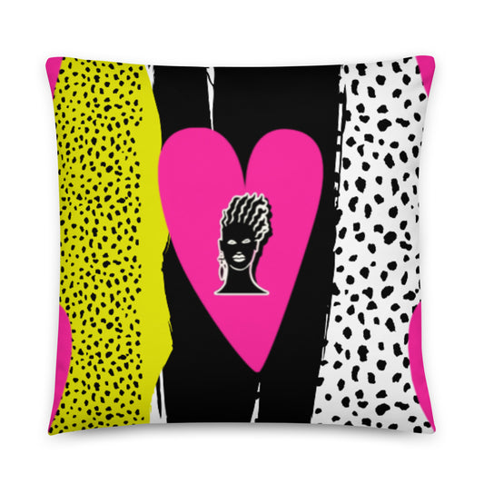I HEART YOU HERITAGE PILLOW